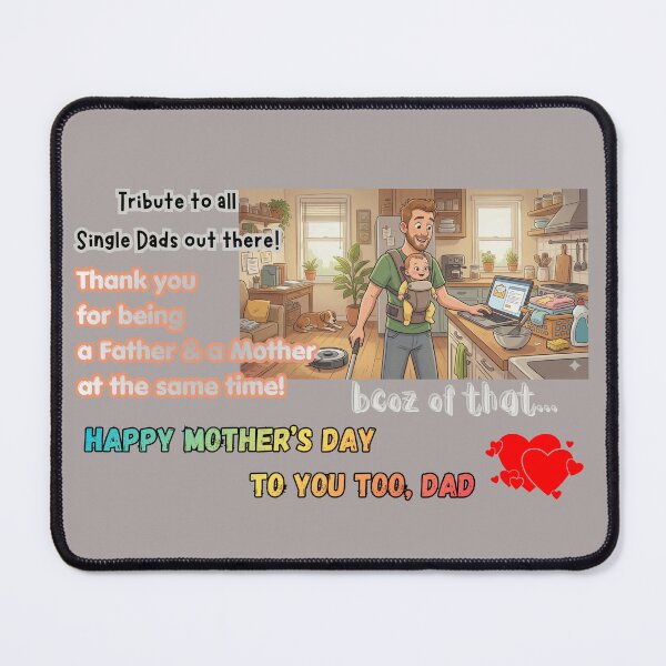 Item preview, Appreciating Single Dad as Mom designed and sold by BongtomianTouch.