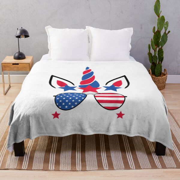 Item preview, Patriotic Unicorn American Flag Glasses Funny 4th of July USA Independence Day designed and sold by Tanjaberto.
