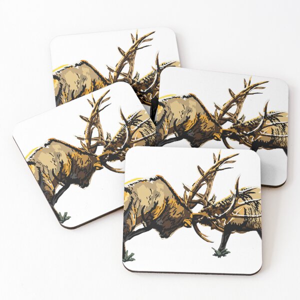 Item preview, Elk Duel designed and sold by KlakkDrawsStuff.