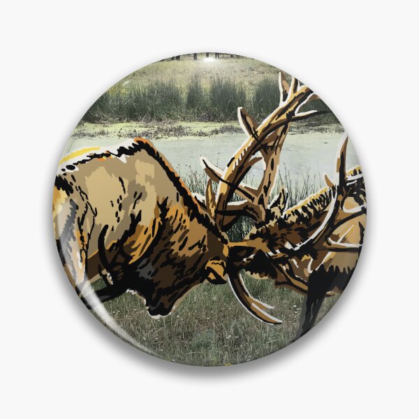 Item preview, Elk Duel designed and sold by KlakkDrawsStuff.