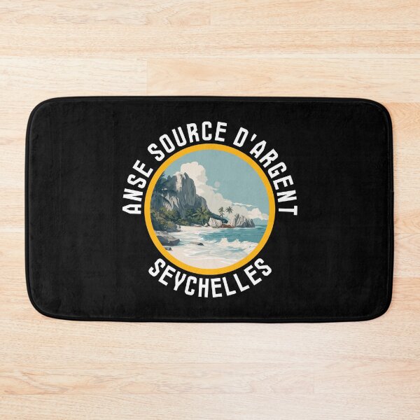Item preview, Anse Source d’Argent - Seychelles (with White Lettering) designed and sold by VelvetRoom.