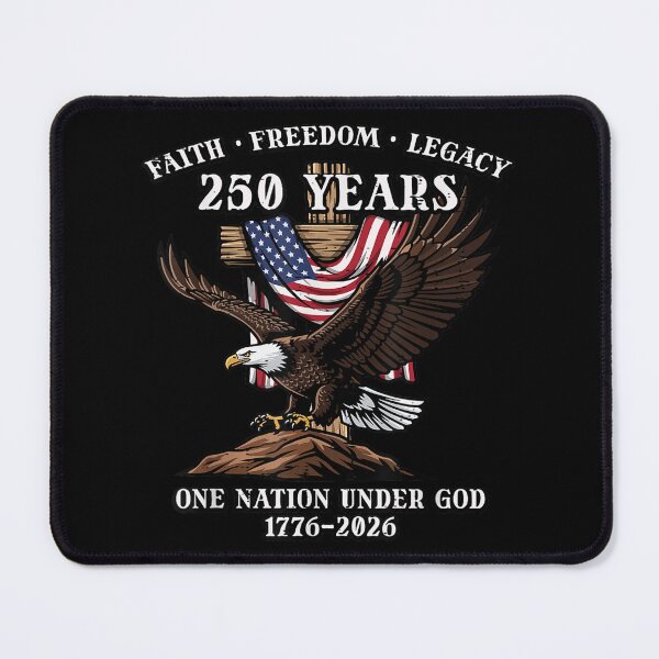 Item preview, 250 Years Faith Freedom Legacy Eagle Patriotic USA 1776-2026 One Nation Under God designed and sold by Tanjaberto.