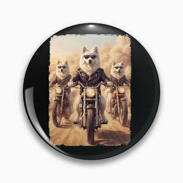 Item preview, Funny German Spitz Motorcycle Meme Dog Lover designed and sold by DoodleTortle.