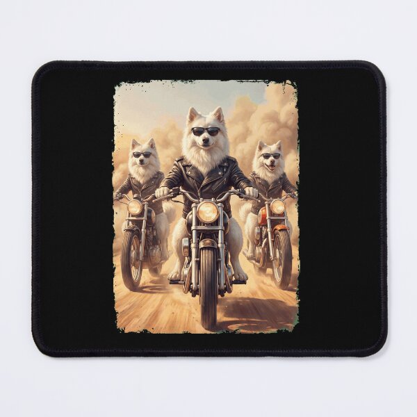 Item preview, Funny German Spitz Motorcycle Meme Dog Lover designed and sold by DoodleTortle.