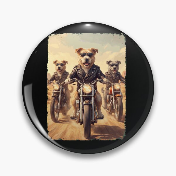 Item preview, Funny Glen of Imaal Terrier Motorcycle Meme Dog Lover designed and sold by DoodleTortle.