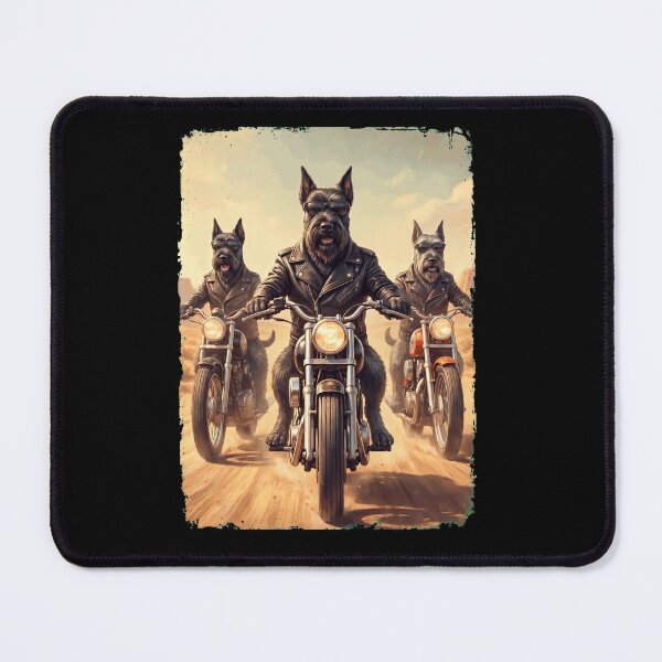 Item preview, Funny Giant Schnauzer Motorcycle Meme Dog Lover designed and sold by DoodleTortle.