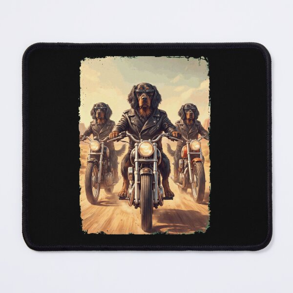 Item preview, Funny Gordon Setter Motorcycle Meme Dog Lover designed and sold by DoodleTortle.