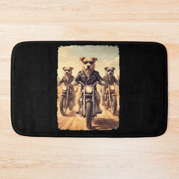 Item preview, Funny Glen of Imaal Terrier Motorcycle Meme Dog Lover designed and sold by DoodleTortle.