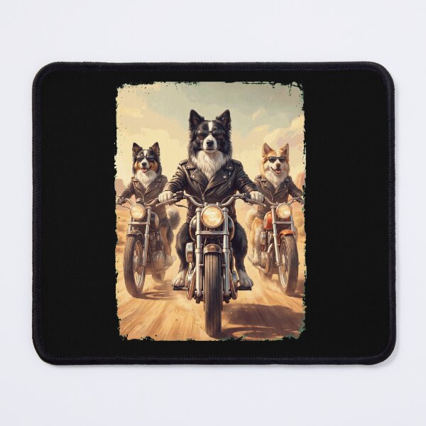 Item preview, Funny Icelandic Sheepdog Motorcycle Meme Dog Lover designed and sold by DoodleTortle.
