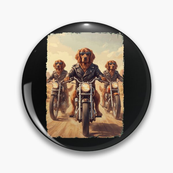 Item preview, Funny Irish Setter Motorcycle Meme Dog Lover designed and sold by DoodleTortle.