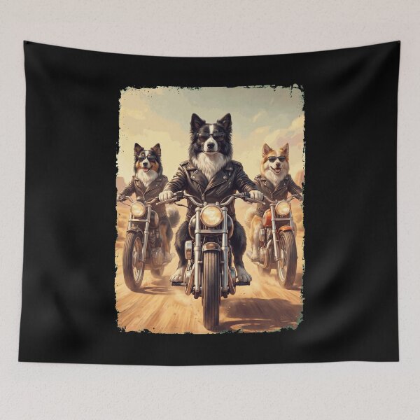 Item preview, Funny Icelandic Sheepdog Motorcycle Meme Dog Lover designed and sold by DoodleTortle.