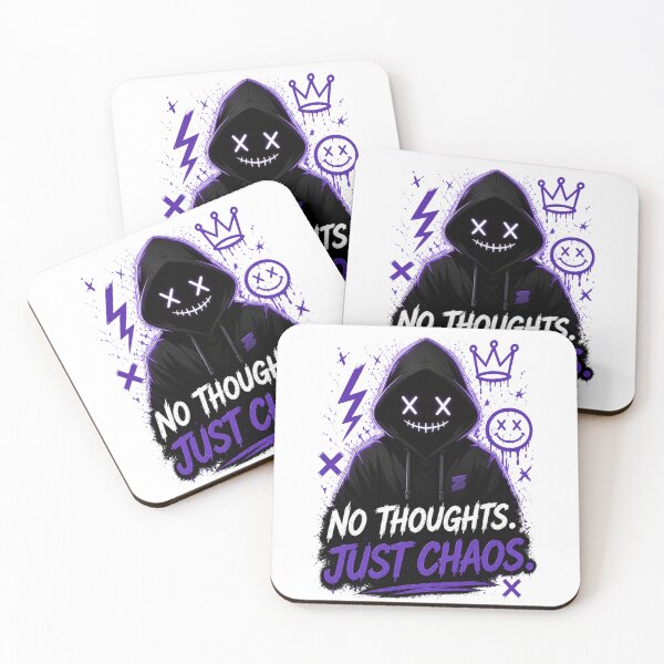 Item preview, No Thoughts Just Chaos Streetwear Graphic designed and sold by Grim Static.