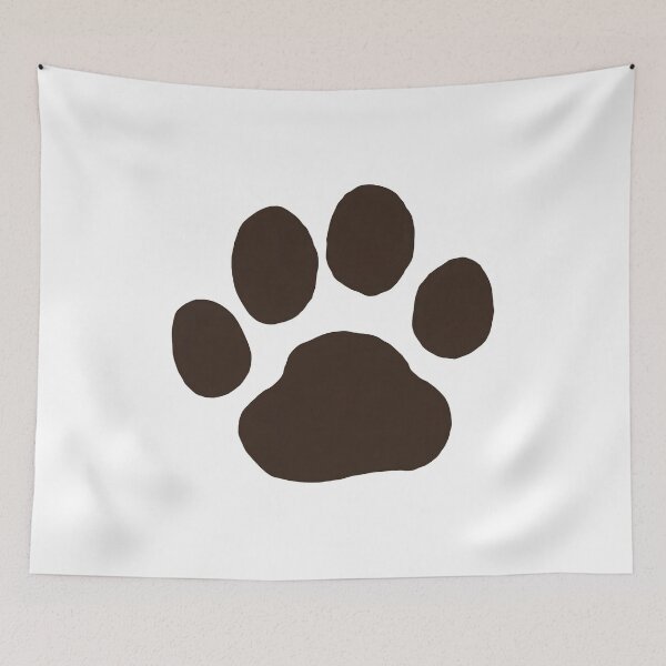 Item preview, Simple Brown Paw Print Graphic Tee designed and sold by Dmo3HarkoArt.