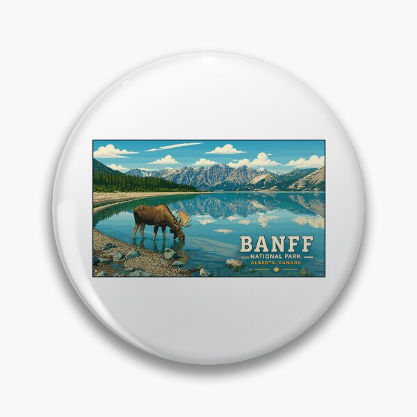 Item preview, Banff National Park Retro Design designed and sold by Gideon Emmerich.