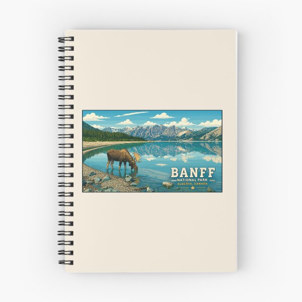 Item preview, Banff National Park Retro Design designed and sold by Gideon Emmerich.