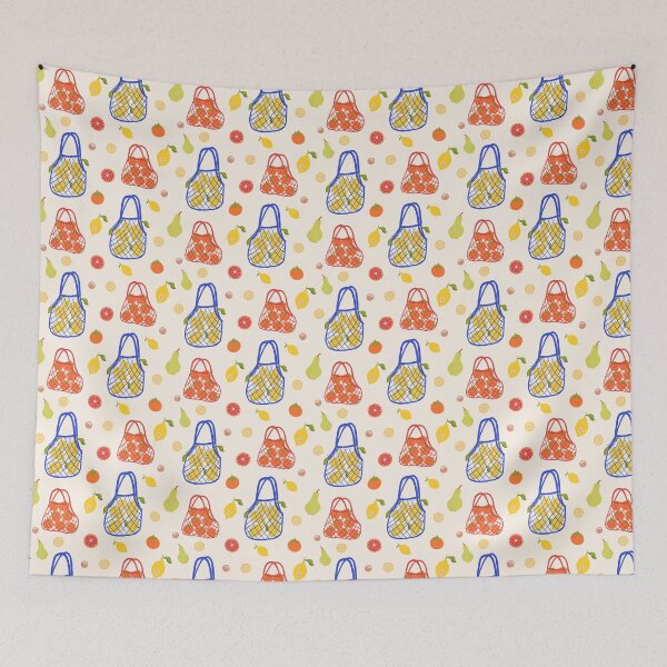 Item preview,  Italian Summer Fruit  – Citrus Market Bags and Fresh Produce Design designed and sold by PatternsBySassano .