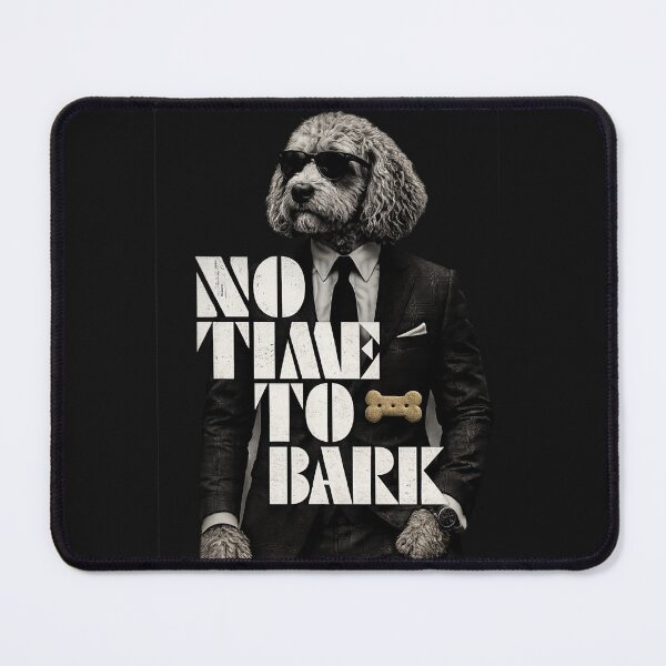 Item preview, No Time To Bark Cockapoo Shirt – James Bond Inspired Funny Dog T-Shirt designed and sold by Cockapoo Society.