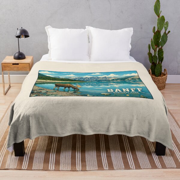 Item preview, Banff National Park Retro Design designed and sold by Gideon Emmerich.