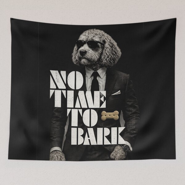 Item preview, No Time To Bark Cockapoo Shirt – James Bond Inspired Funny Dog T-Shirt designed and sold by Cockapoo Society.