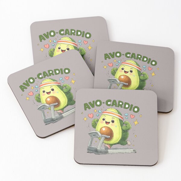 Item preview, Avo-Cardio – Sweet avocado during training designed and sold by khawariweaves.