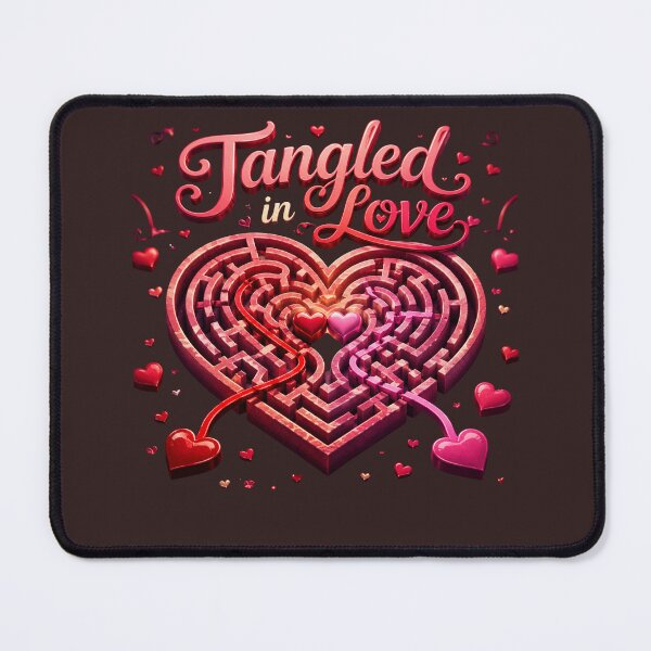 Item preview, Tangled in Love – Romantic Quote Design for Couples designed and sold by JagrDesigns.