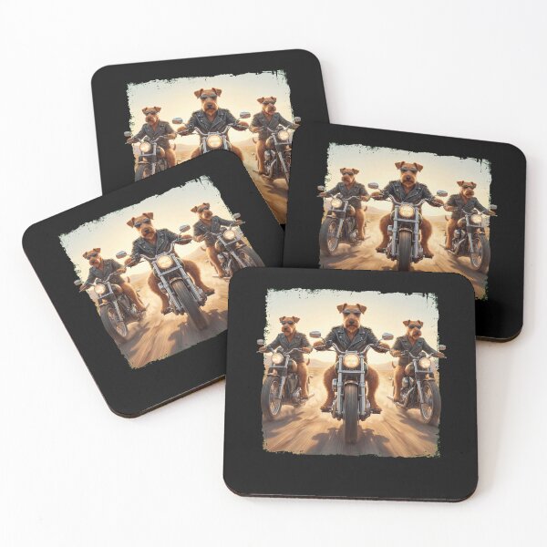 Item preview, Funny Irish Terrier Motorcycle Meme Dog Lover designed and sold by DoodleTortle.