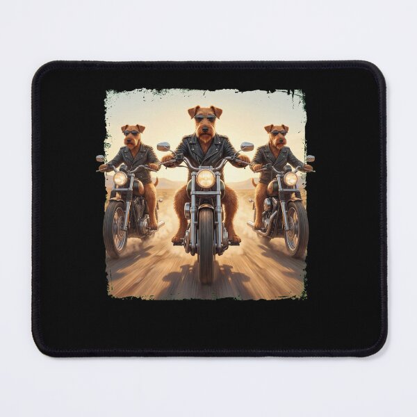 Item preview, Funny Irish Terrier Motorcycle Meme Dog Lover designed and sold by DoodleTortle.
