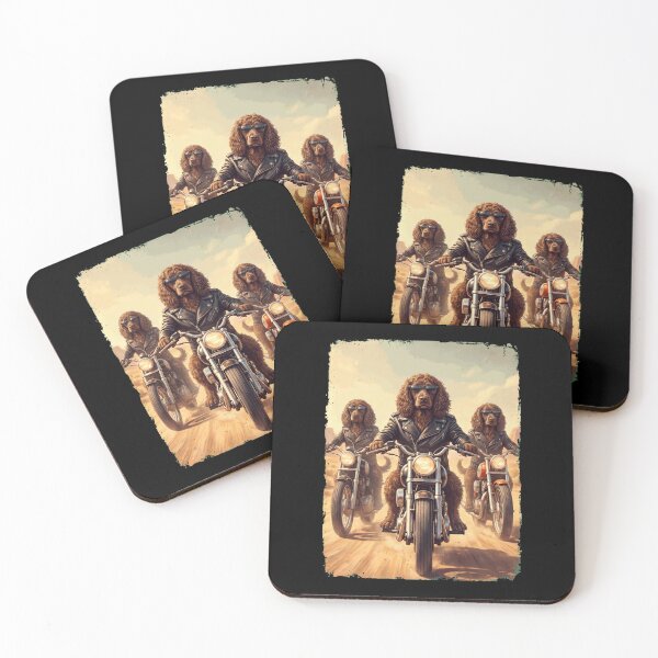 Item preview, Funny Irish Water Spaniel Motorcycle Meme Dog Lover designed and sold by DoodleTortle.