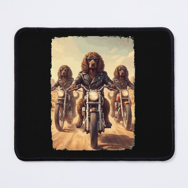 Item preview, Funny Irish Water Spaniel Motorcycle Meme Dog Lover designed and sold by DoodleTortle.