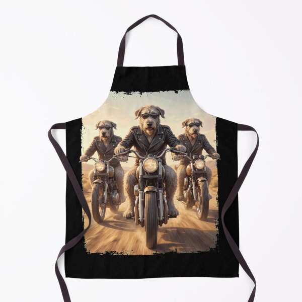 Item preview, Funny Irish Wolfhound Motorcycle Meme Dog Lover designed and sold by DoodleTortle.