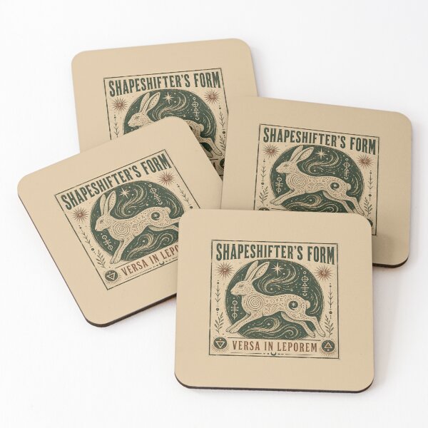 Item preview, Mystical Shapeshifters Form Hare Occult Art designed and sold by SplashTastic.