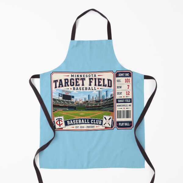 Item preview, Minnesota Target Field Vintage Ticket Poster Retro Baseball Stadium Art Minneapolis Skyline Ballpark designed and sold by GhostDawgs.