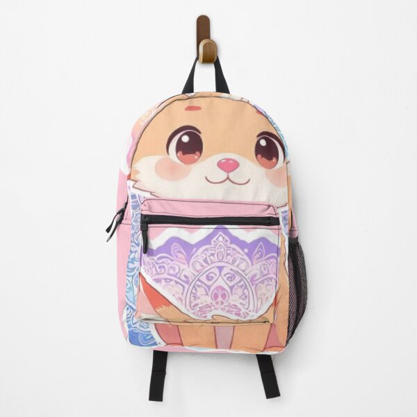 Item preview, Cute Kawaii Fox with Mandala Art designed and sold by Chromatic Artistry.