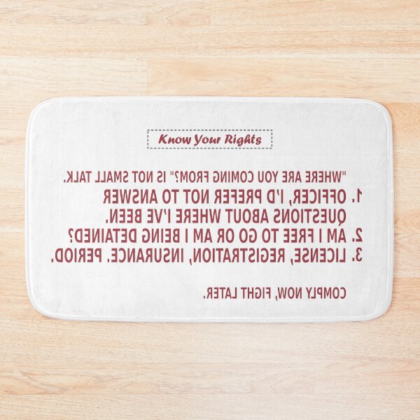 Item preview, Mirror Reflection Know Your Rights Police Interaction Guide designed and sold by ChR-oman.