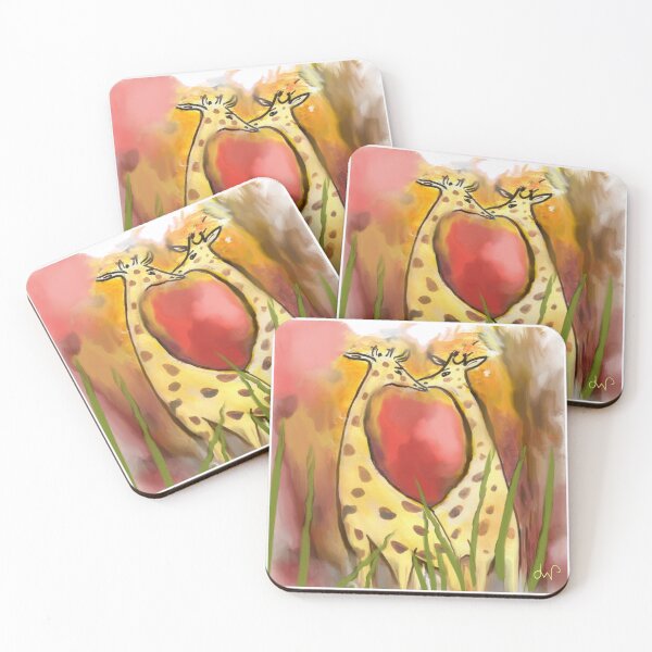 Item preview, Two giraffes designed and sold by Dalene West Art.
