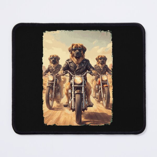 Item preview, Funny Leonberger Motorcycle Meme Dog Lover designed and sold by DoodleTortle.