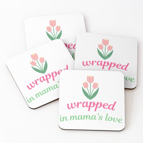 Item preview, WRAPPED IN MAMA'S LOVE WITH TULIP FLOWERS FOR MOTHER'S DAY. designed and sold by ZANU creativity.