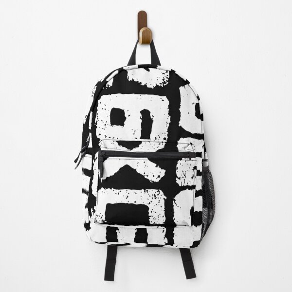 Item preview, Dark abstract black and white shabby native lettering ornament pattern 127sm designed and sold by 127sm.