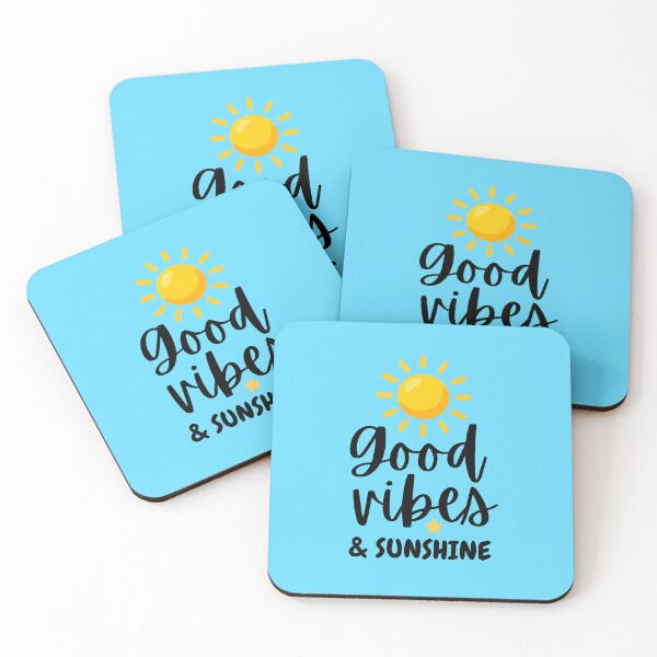 Item preview, Cute and positive typography word motivational quote design good Vibes designed and sold by AESTHETIC-FLAIR.