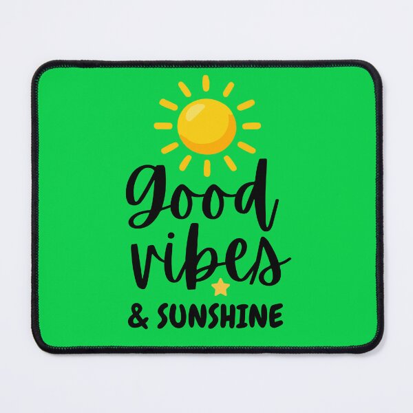 Item preview, Cute and positive typography word motivational quote design good Vibes designed and sold by AESTHETIC-FLAIR.