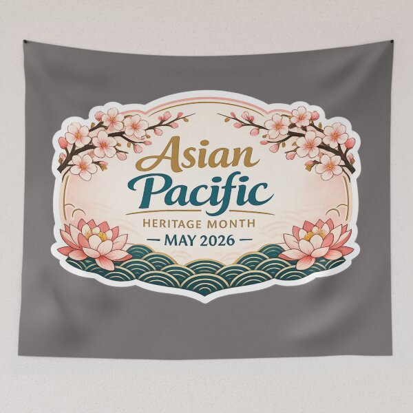Item preview, Asian Pacific Heritage Month May 2026 – Cherry Blossom Cultural Art | AAPI Pride Gift designed and sold by irfanshikh.