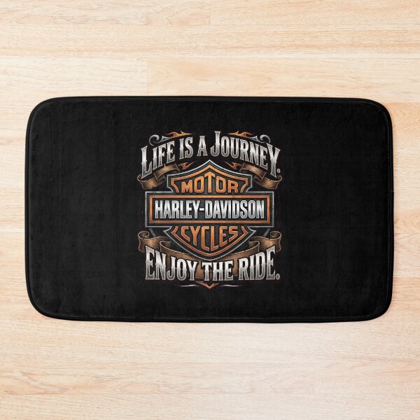 Item preview, Harley Davidson Life Is A Journey Enjoy The Ride Vintage Chopper Artwork designed and sold by enzoade.