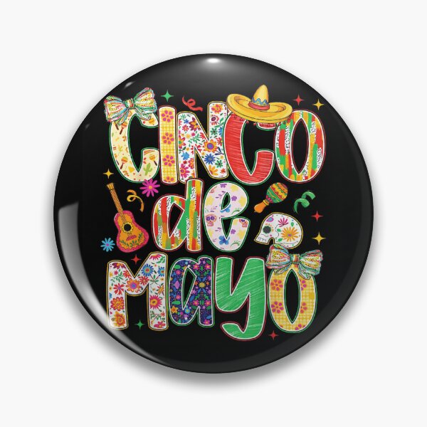 Item preview, Vibrant Floral Cinco De Mayo Pattern With Guitar Sombrero and Skulls designed and sold by MassonCalepon.