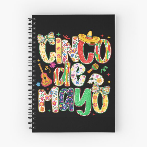 Item preview, Vibrant Floral Cinco De Mayo Pattern With Guitar Sombrero and Skulls designed and sold by MassonCalepon.