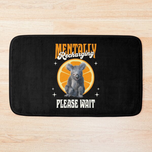 Item preview, Mentally Recharging Introvert Koala Design designed and sold by Vac1.