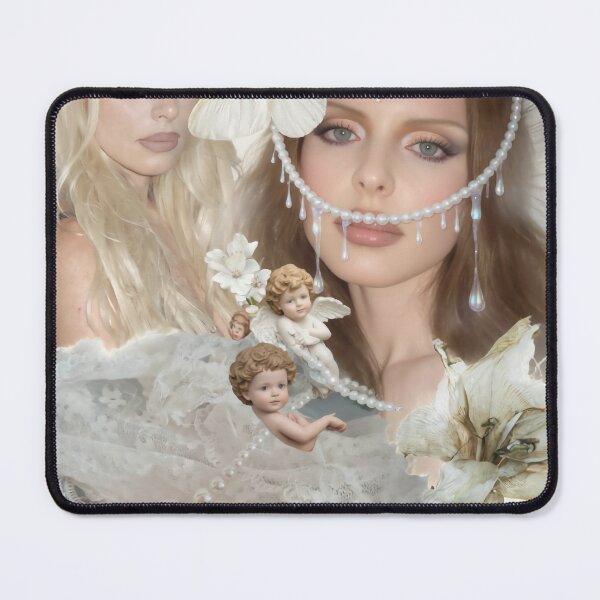 Item preview, Ethereal Julia Fox - Angelic Pearl & Cherub Dream Collage designed and sold by y2kponyclub.