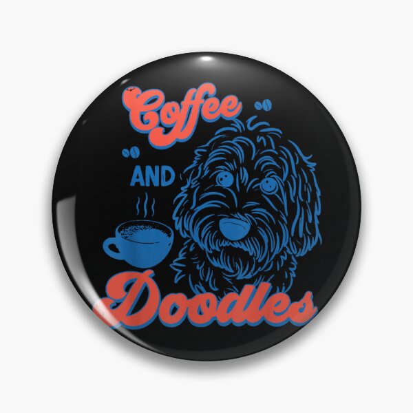 Item preview, Coffee And Doodles Funny Dog Lover With Blue Poodle Coffee Cup designed and sold by MassonCalepon.