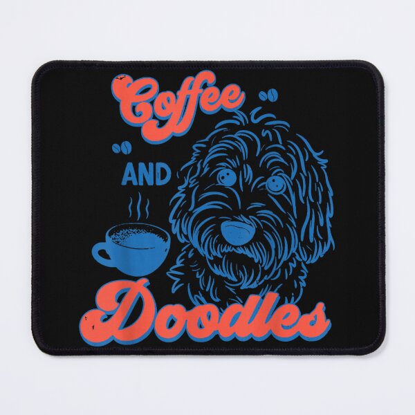 Item preview, Coffee And Doodles Funny Dog Lover With Blue Poodle Coffee Cup designed and sold by MassonCalepon.