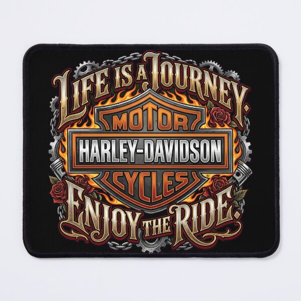 Item preview, Harley Davidson Life Is A Journey Enjoy The Ride Custom Bike Graphic designed and sold by enzoade.