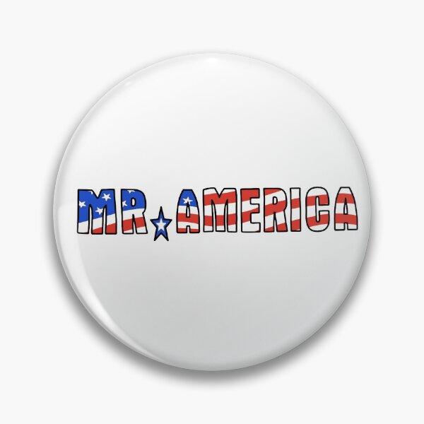 Item preview, Mr. America Retro Wrestling Stars & Stripes Logo designed and sold by The Irish Whip.